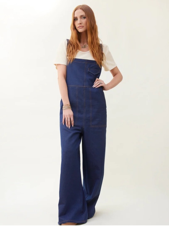 Smash + Tess Pants - S+T X ASHLEE SIMPSON ROSS
Down With Denim Overalls In Boogie Blue